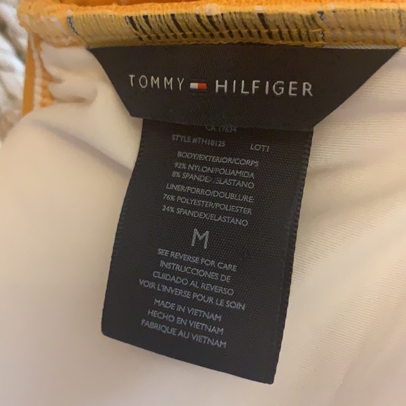 Yellow Tommy Hilfiger swim bikini top - Picture 2 of 2